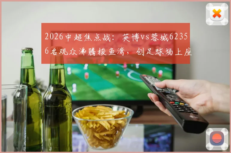 2026中超焦点战:英博vs蓉城62356名观众沸腾梭鱼湾,创足球场上座新纪录背后的深层解读