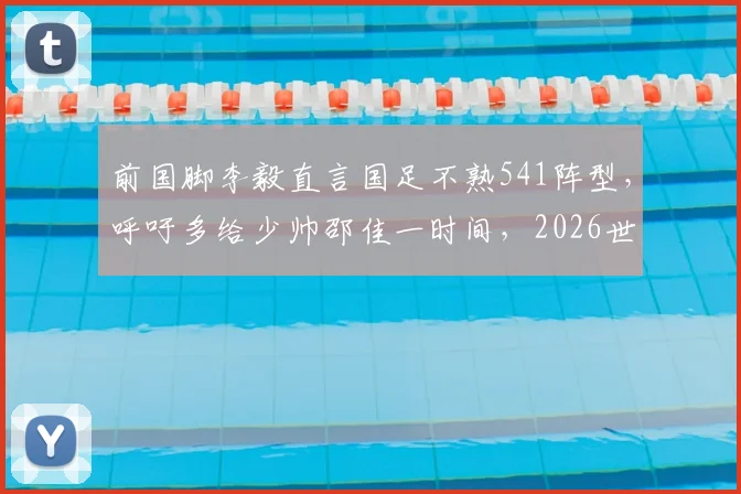 前国脚李毅直言国足不熟541阵型，呼吁多给少帅邵佳一时间，2026世预赛战术解析